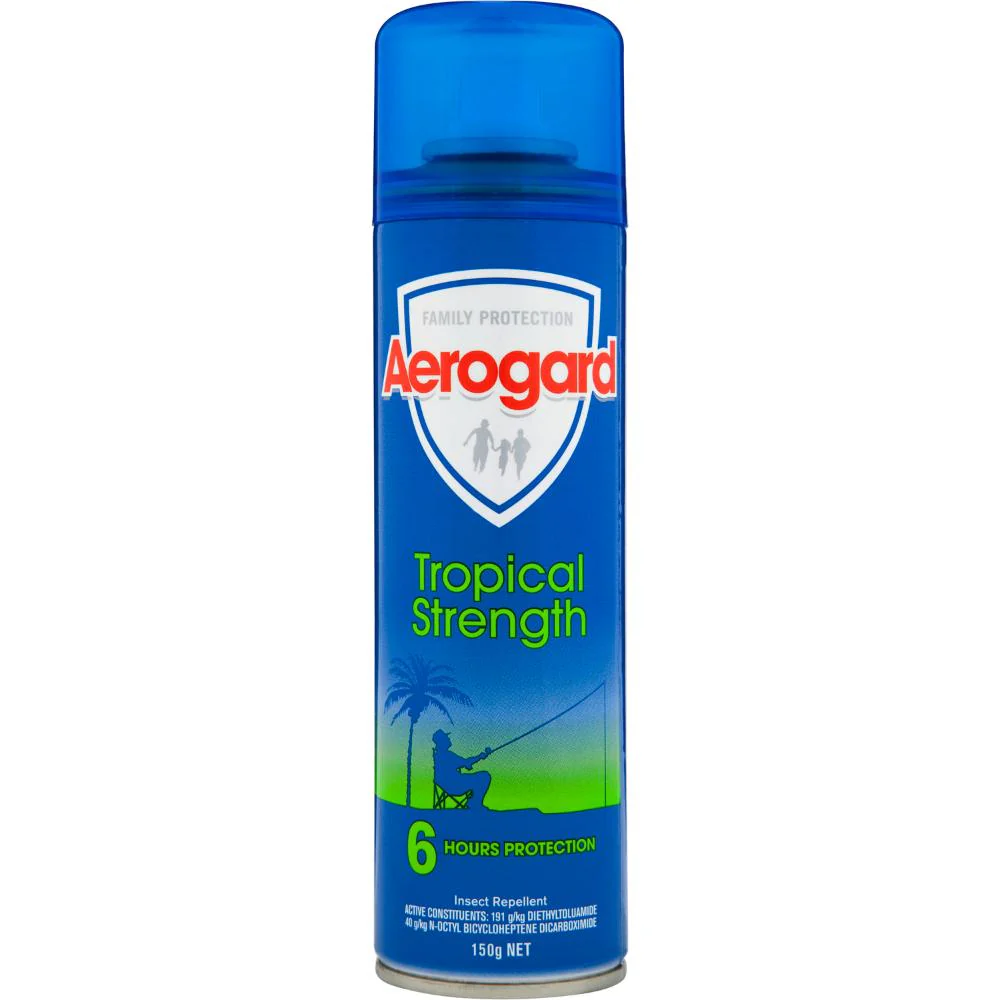 Aerogard Tropical Strength Insect Repellent Aerosol Spray 150g - Image 2
