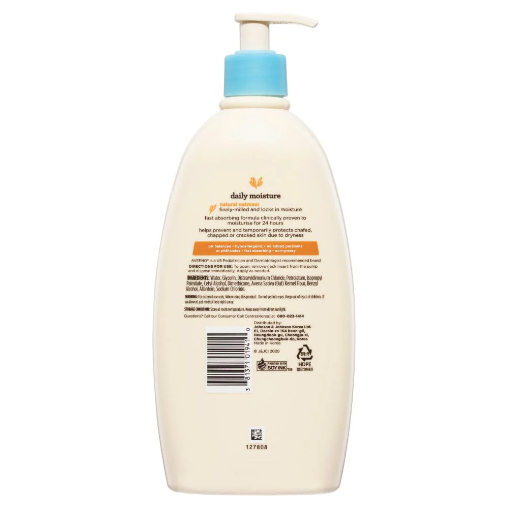 Aveeno Baby Daily Moisturiser Lotion 532ml - Image 12