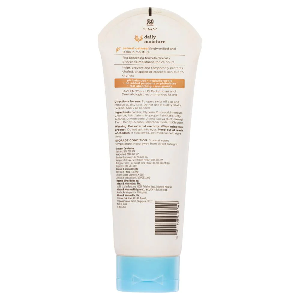 Aveeno Baby Daily Moisturising Lotion 227g - Image 4