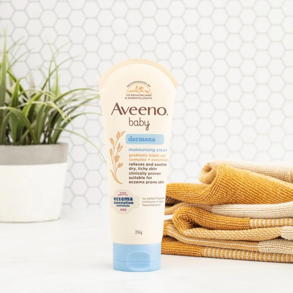 Aveeno Baby Dermexa Moisturising Cream 206g - Image 3