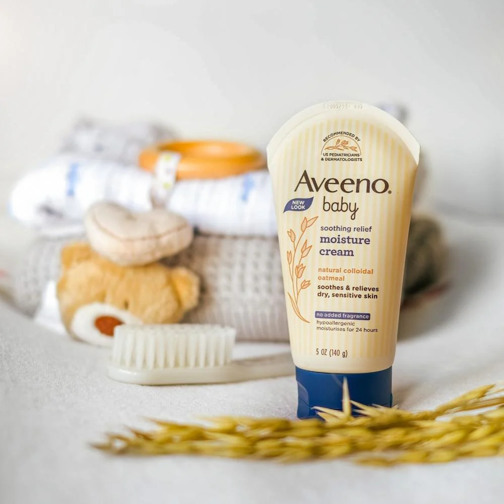 Aveeno Baby Soothing Relief Moisture Cream 140g - Image 4