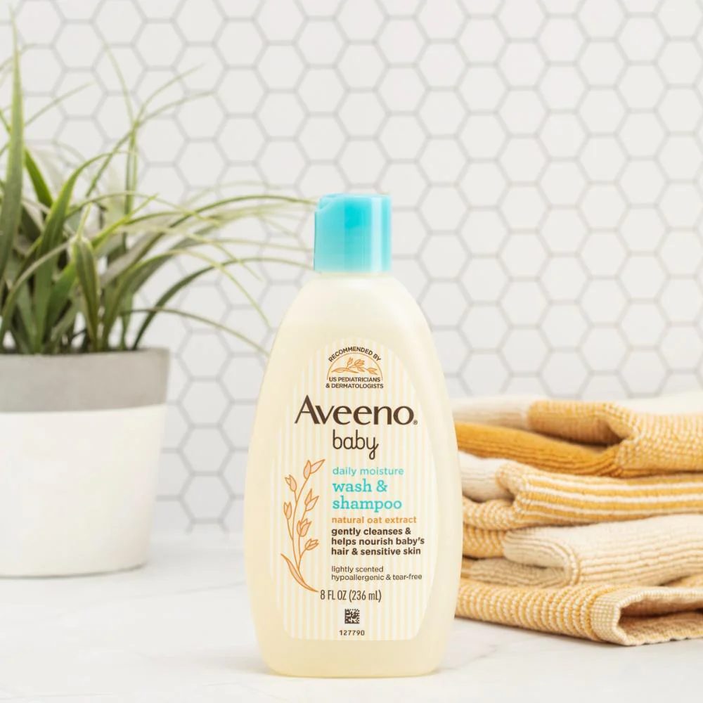 Aveeno Baby Wash And Shampoo 236mL - Image 4