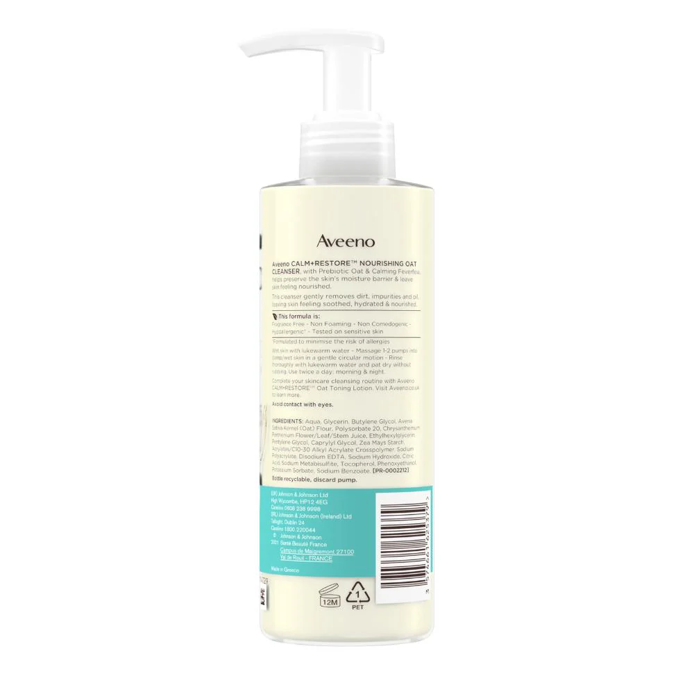 Aveeno Calm + Restore Nourishing Oat Cleanser 200ml - Image 4