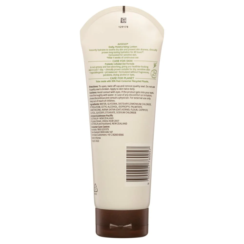 Aveeno Daily Moisturiser Lotion 225ml - Image 3