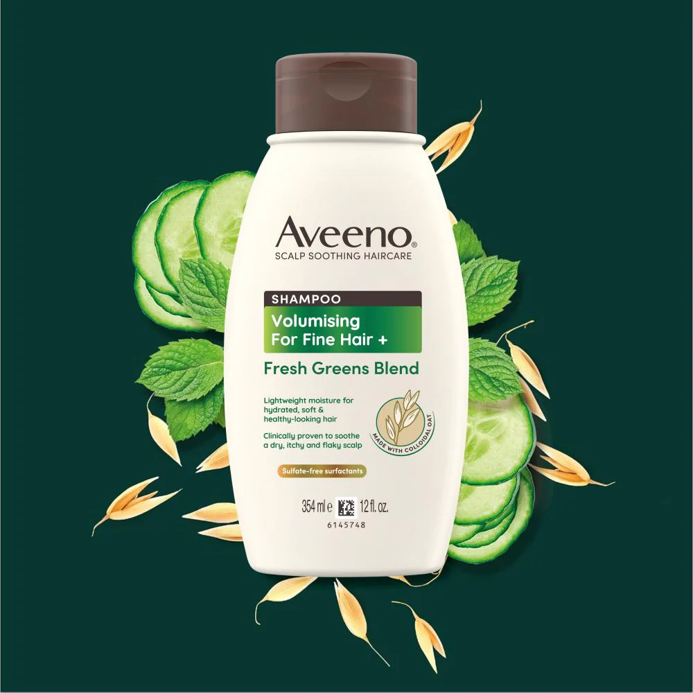 Aveeno Fresh Greens Shampoo 354ml - Image 3