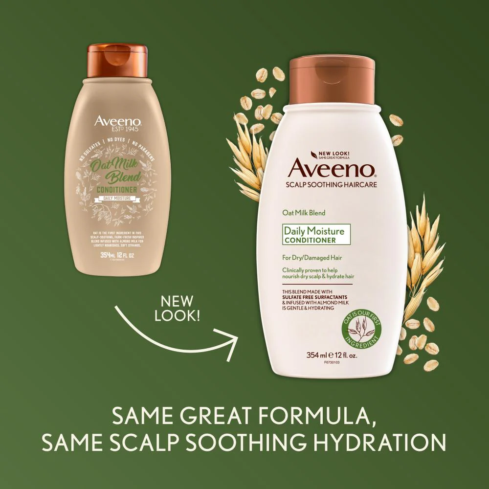Aveeno Oat Milk Conditioner 354ml - Image 3