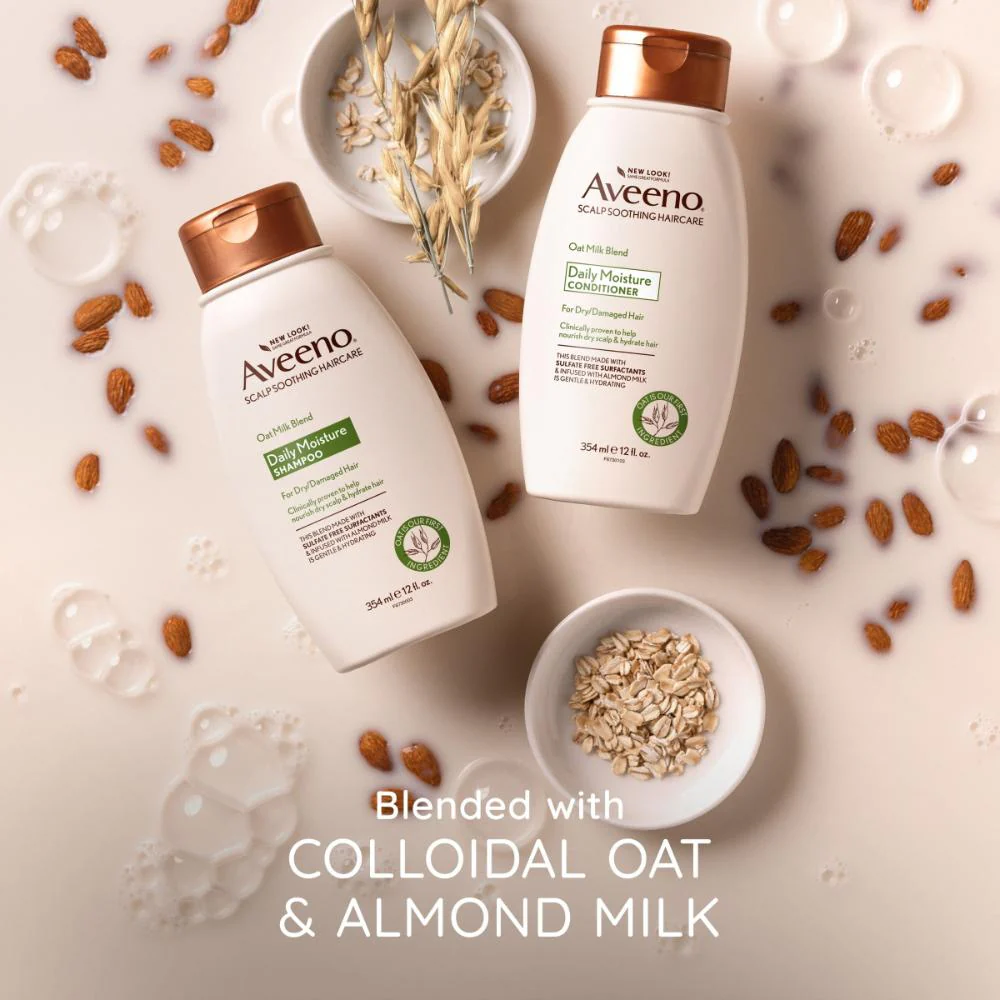 Aveeno Oat Milk Conditioner 354ml - Image 4