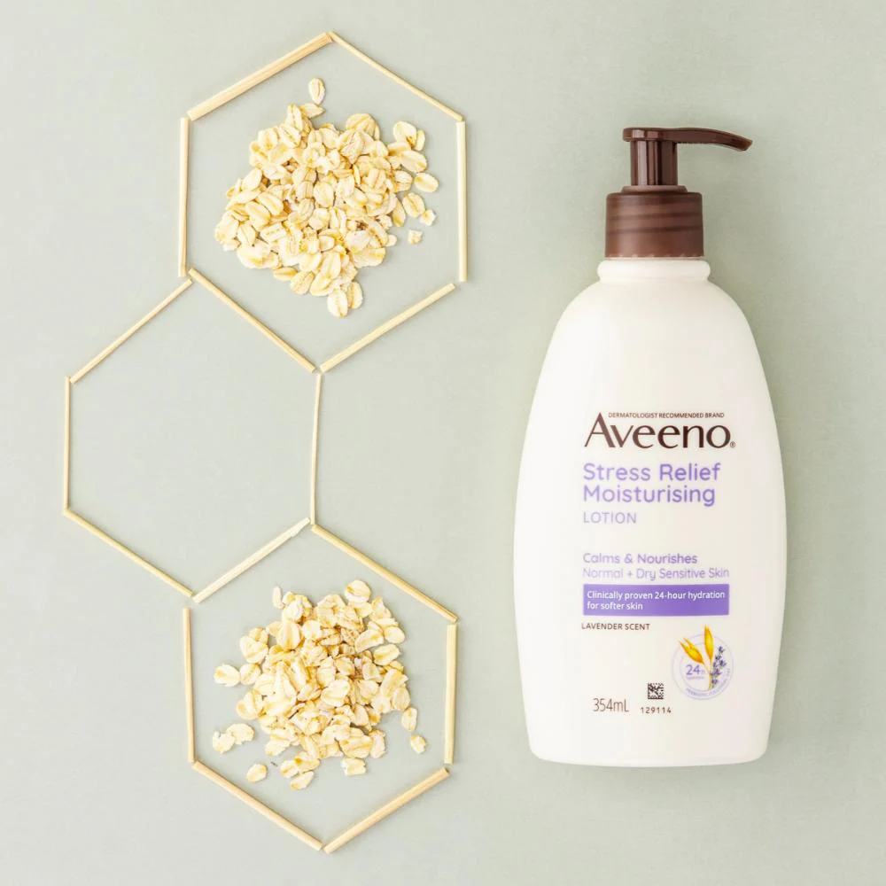 Aveeno Stress Relief Moisturising Lotion 354ml - Image 3