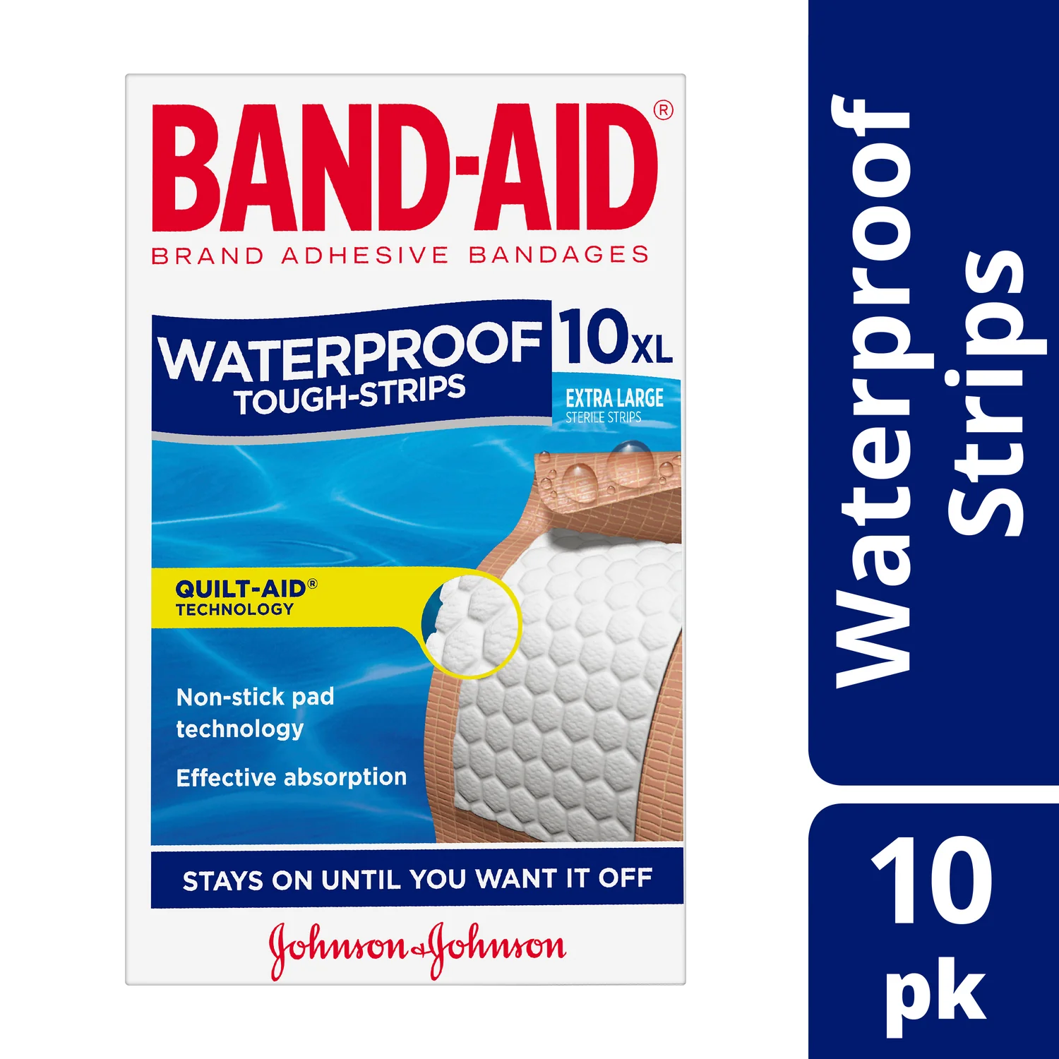 Band-Aid Tough Strips Waterproof Extra Large 10pk - Image 4