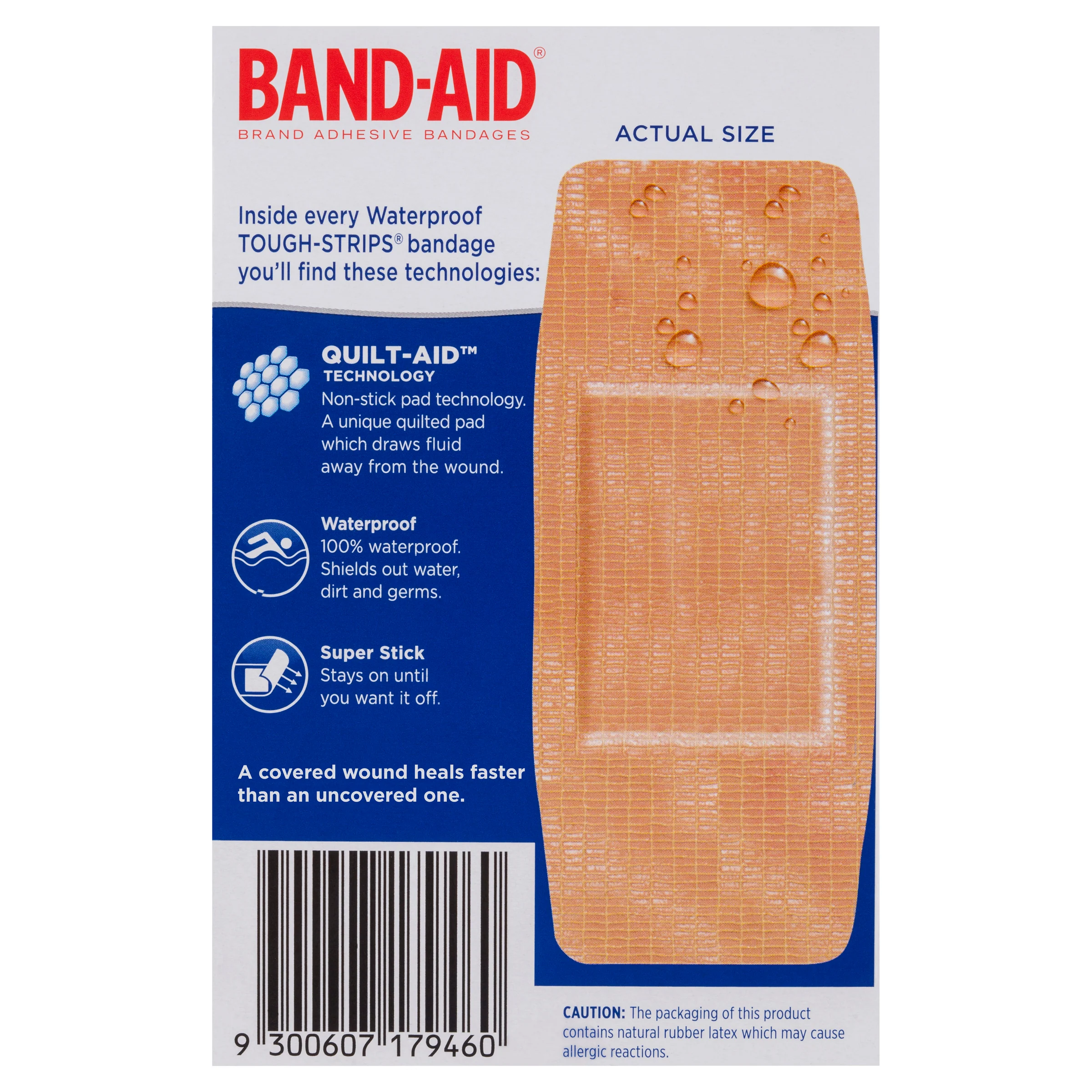 Band-Aid Tough Strips Waterproof Extra Large 10pk - Image 6