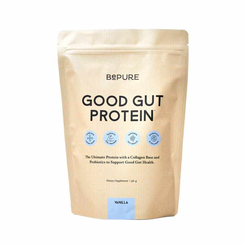 BePure Good Gut Protein Powder Vanilla Refill 536g - Image 2