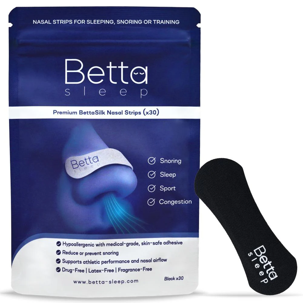 Betta Sleep Silk Nasal Strips 30pk