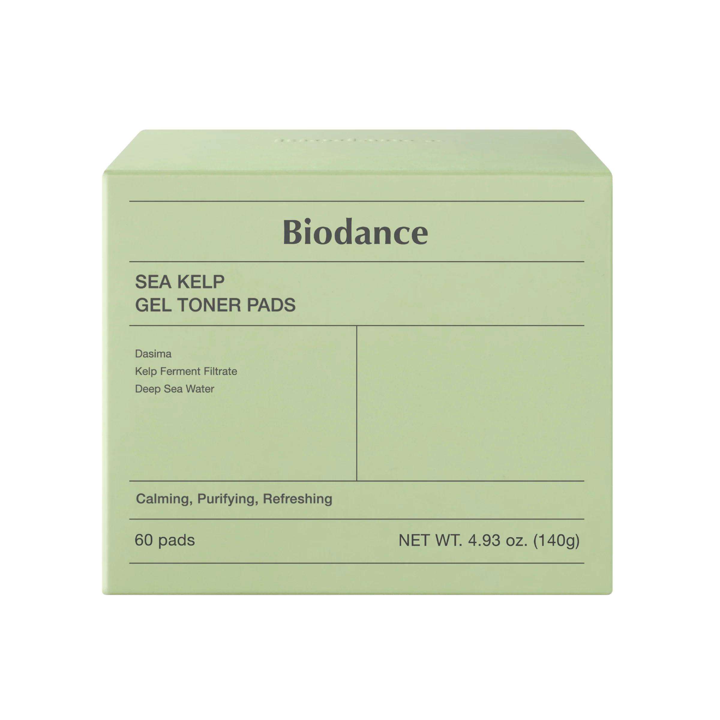 Biodance Sea Kelp Gel Toner Pads 60s 140g