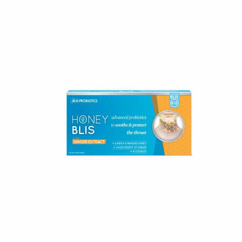 Blis Probiotics HoneyBlis Ginger Extract Lozenges 8s