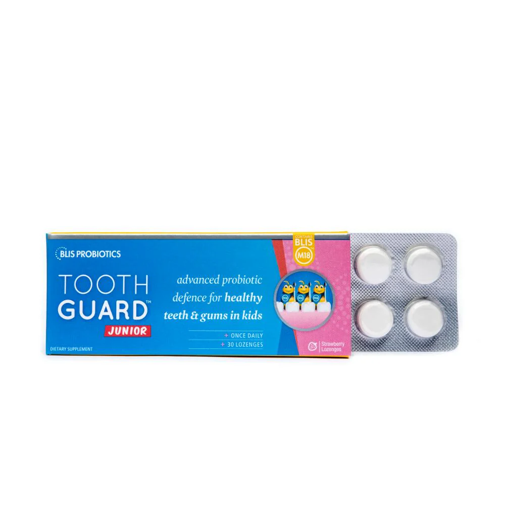 Blis Probiotics Tooth Guard Junior Lozenges Strawberry 30pk - Image 2