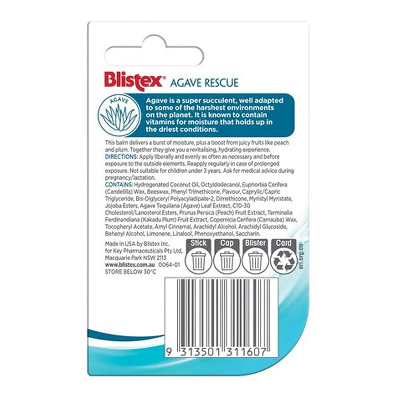 Blistex Agave Rescue Lip Balm 3.7g - Image 2