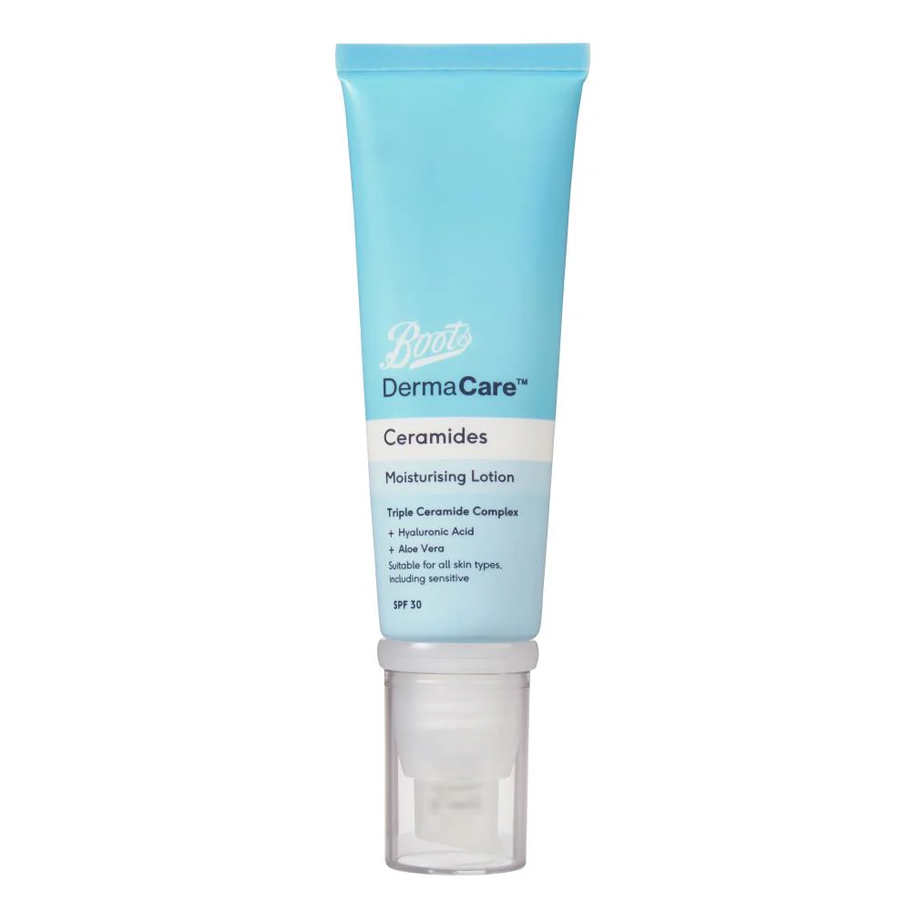 Boots Dermacare Ceramides Moisturising Lotion SPF30 50ml - Image 3