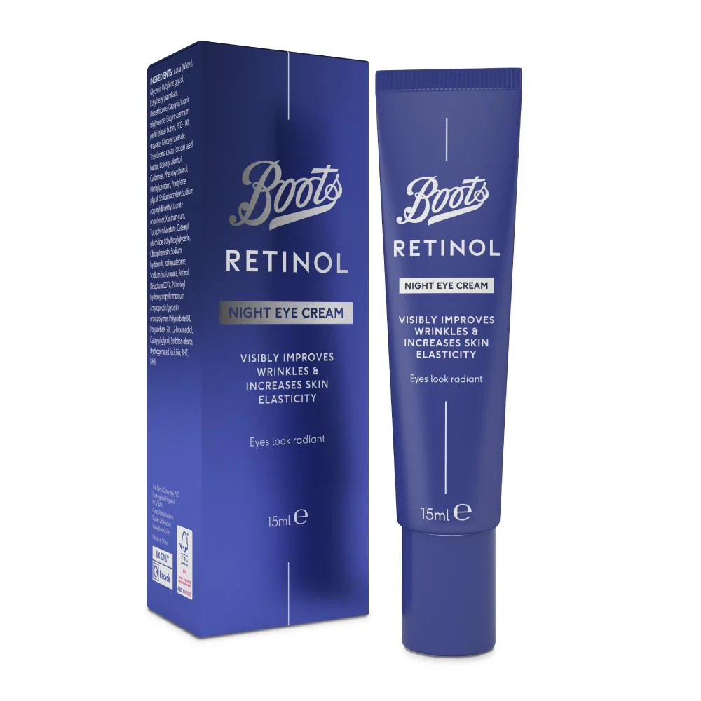 Boots Retinol Night Eye Cream 15ml - Image 2