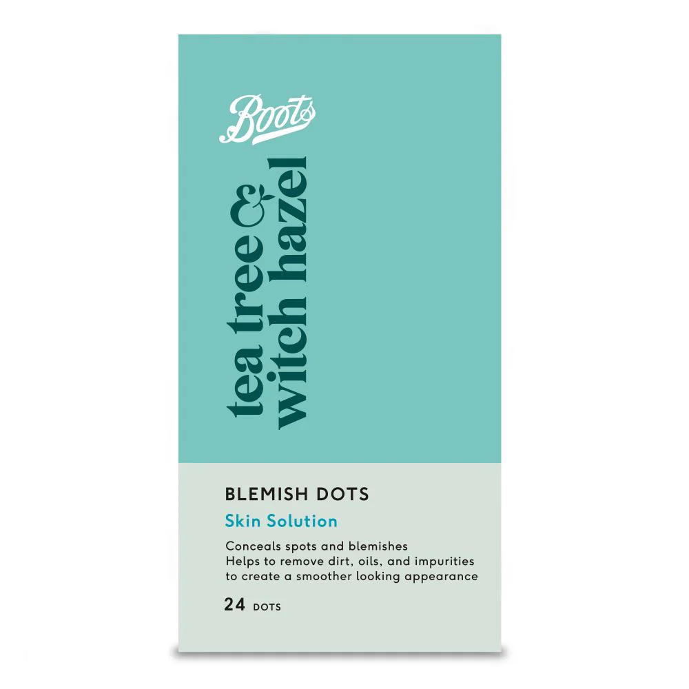 Boots Tea Tree & Witch Hazel Blemish Dots 24pk