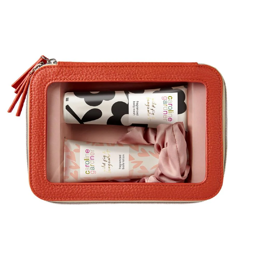 Caroline Gardner Wild Fig & Bergamot Beauty Bag & Essentials 4pcs - Image 3