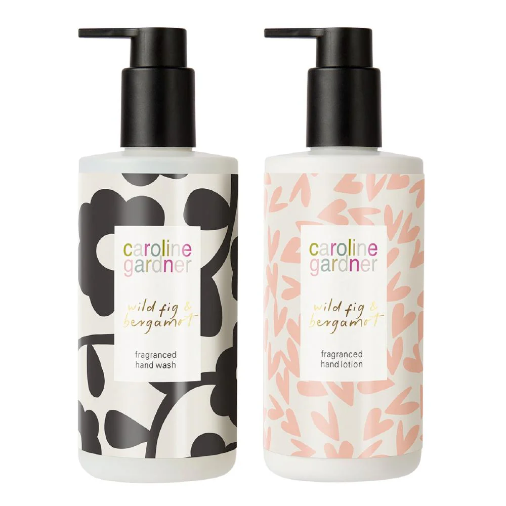 Caroline Gardner Wild Fig & Bergamot Hand Wash & Lotion Duo 300ml 2pcs - Image 3