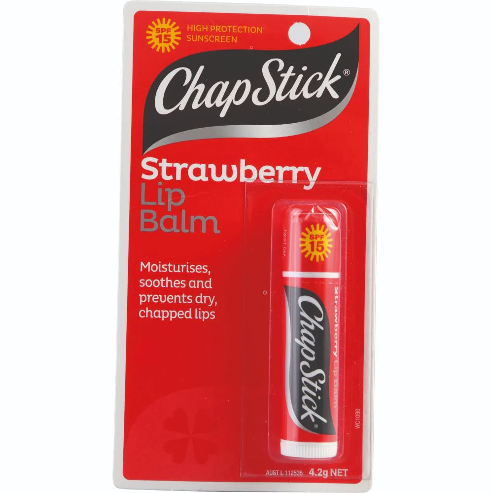 ChapStick Strawberry Lip Balm SPF15+ 4.2g
