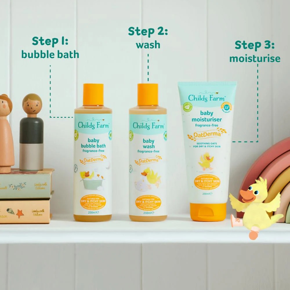 Childs Farm Oatderma Baby Moisturiser Fragrance Free 200ml - Image 4