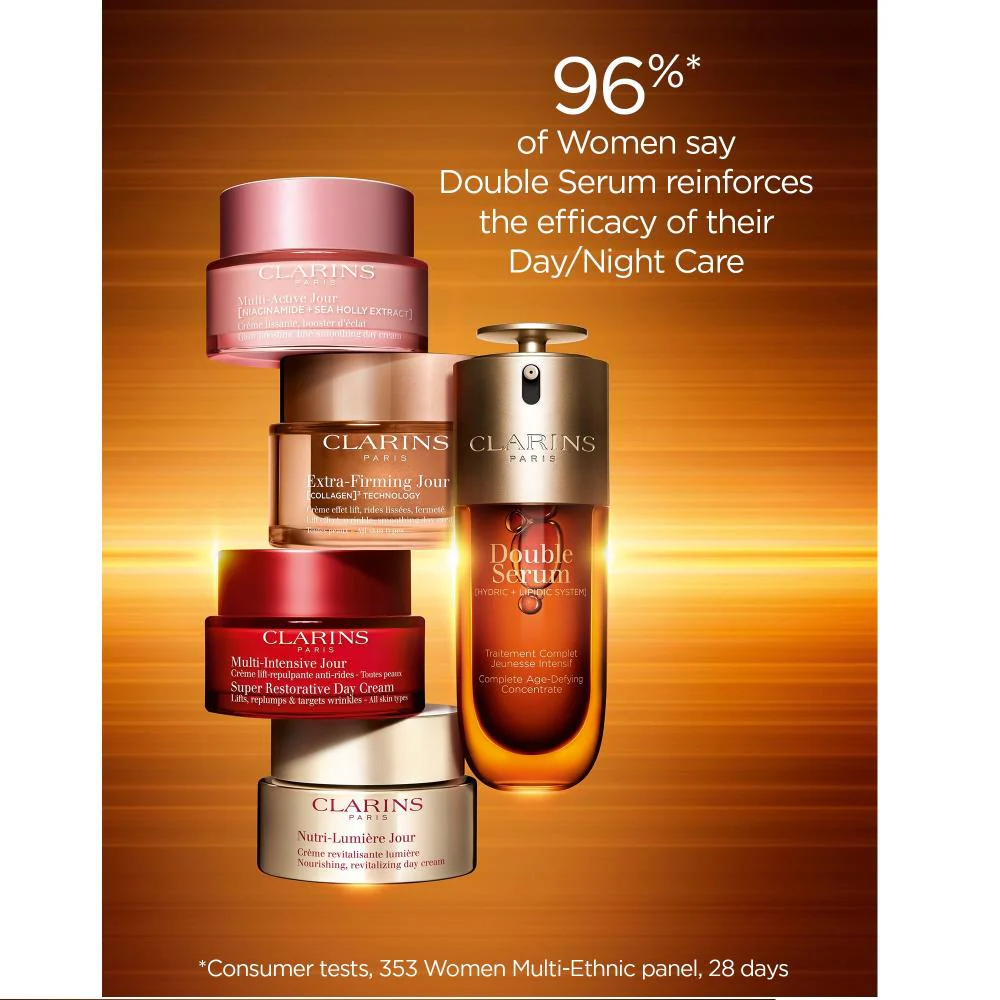 Clarins Double Serum 50ml & Super Restorative Collection 3pcs - Image 4
