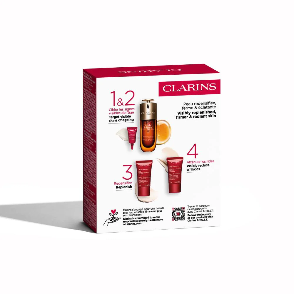 Clarins Double Serum & Super Restorative Collection 4pcs - Image 4