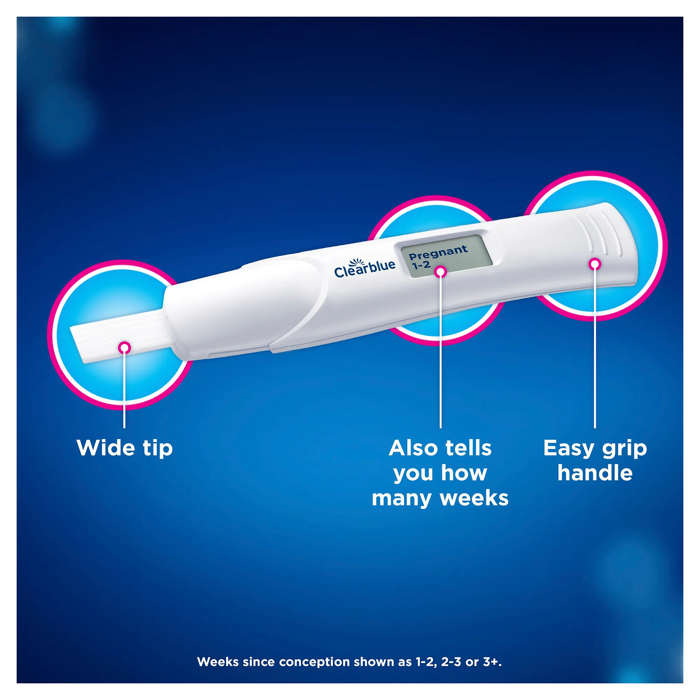 Clearblue Pregnancy Triple Check + Date Test 3pk - Image 10