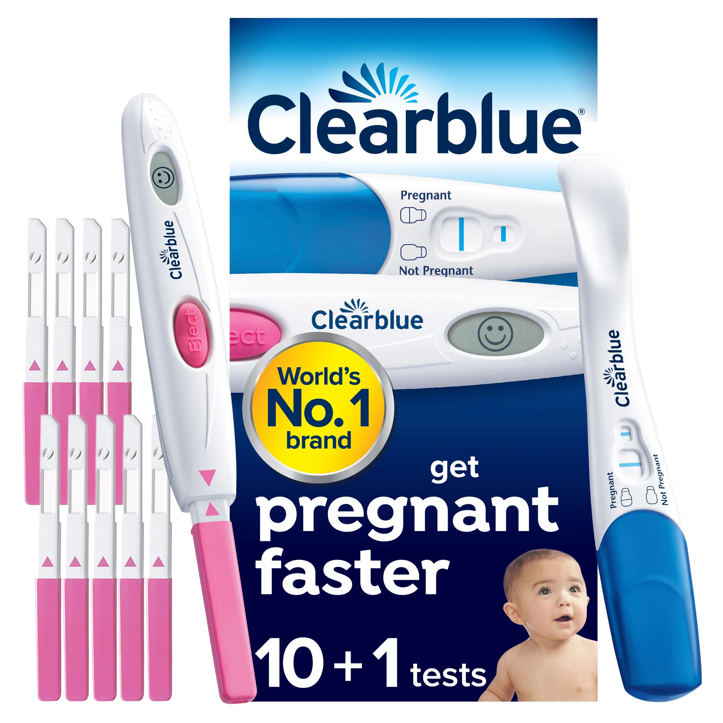 Clearblue Trying For A Baby Kit 10+1 Pack - Image 8