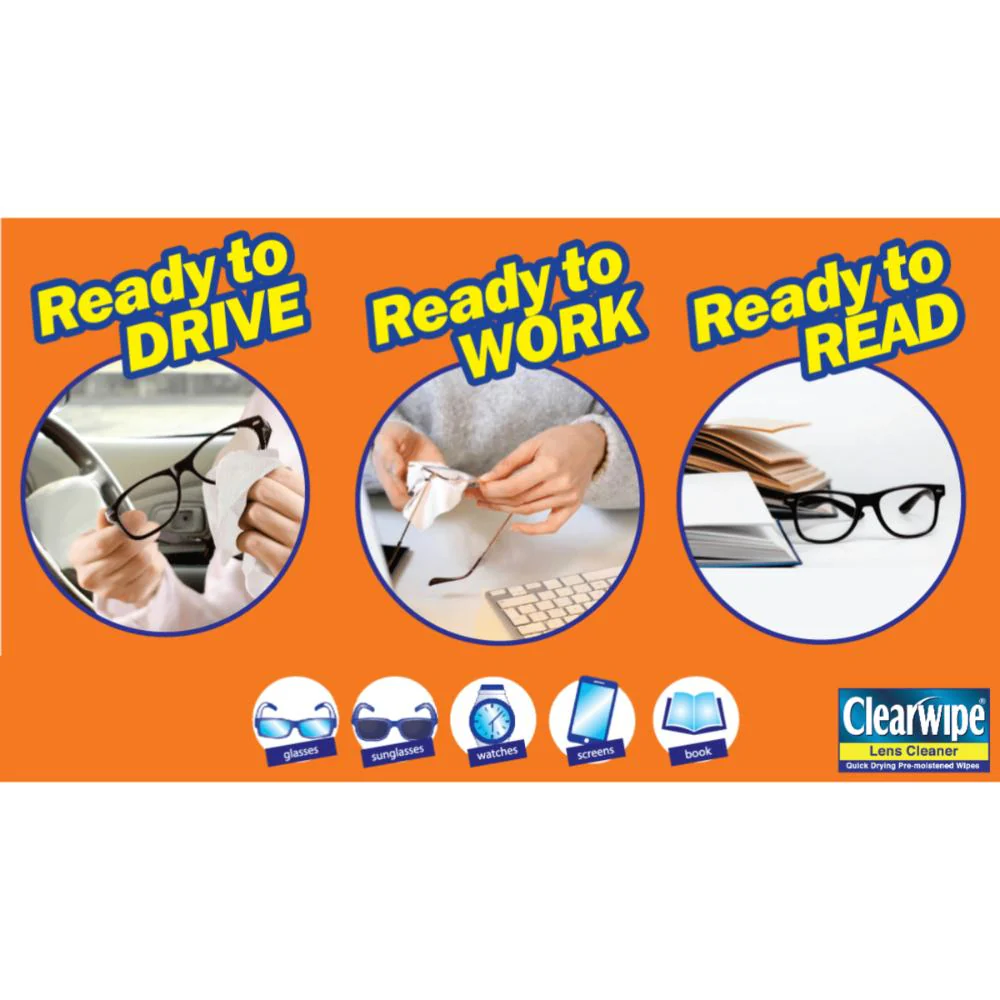 Clearwipe Lens Cleaner Value Pack 40pk - Image 10