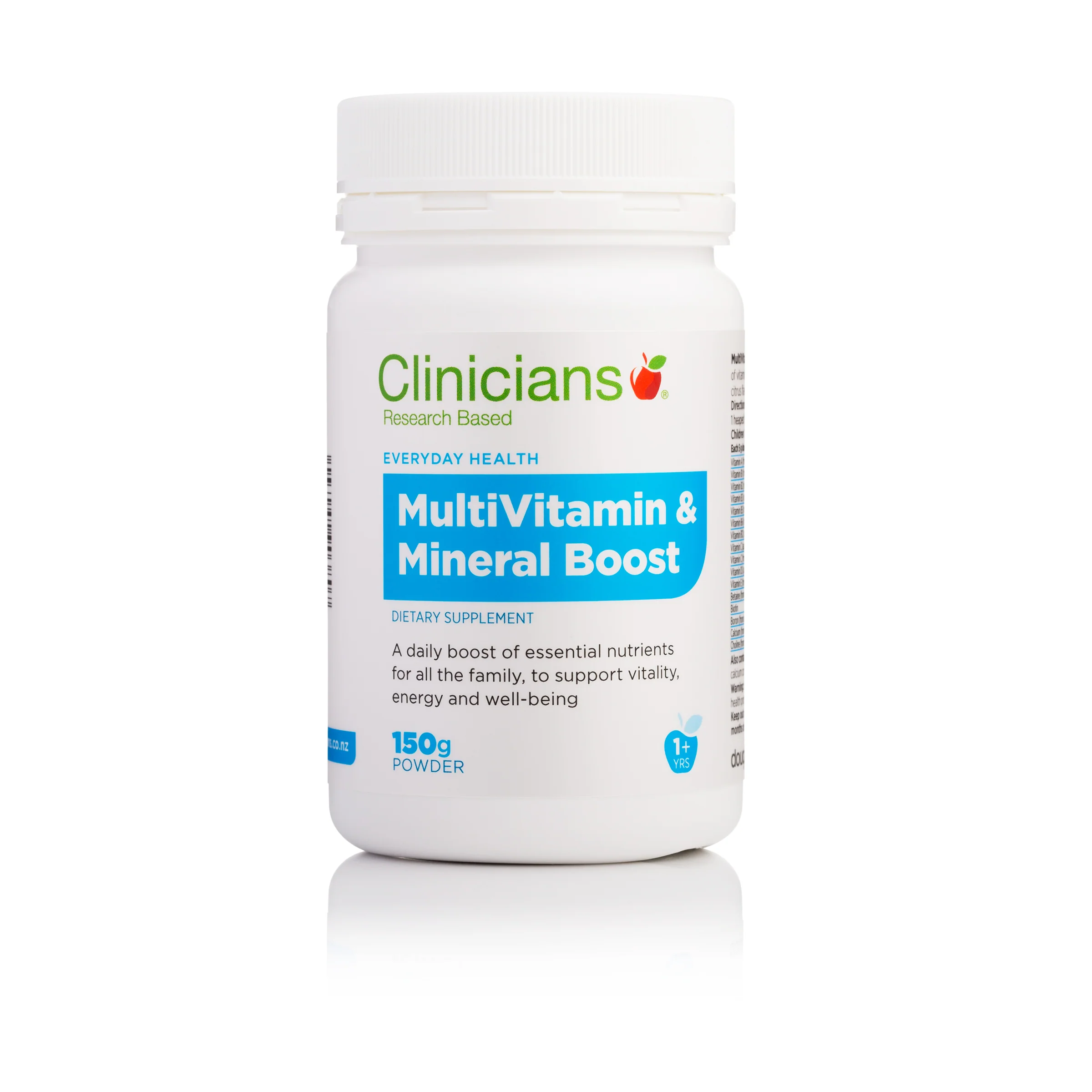 Clinicians MultiVitamin & Mineral Boost Powder 150g