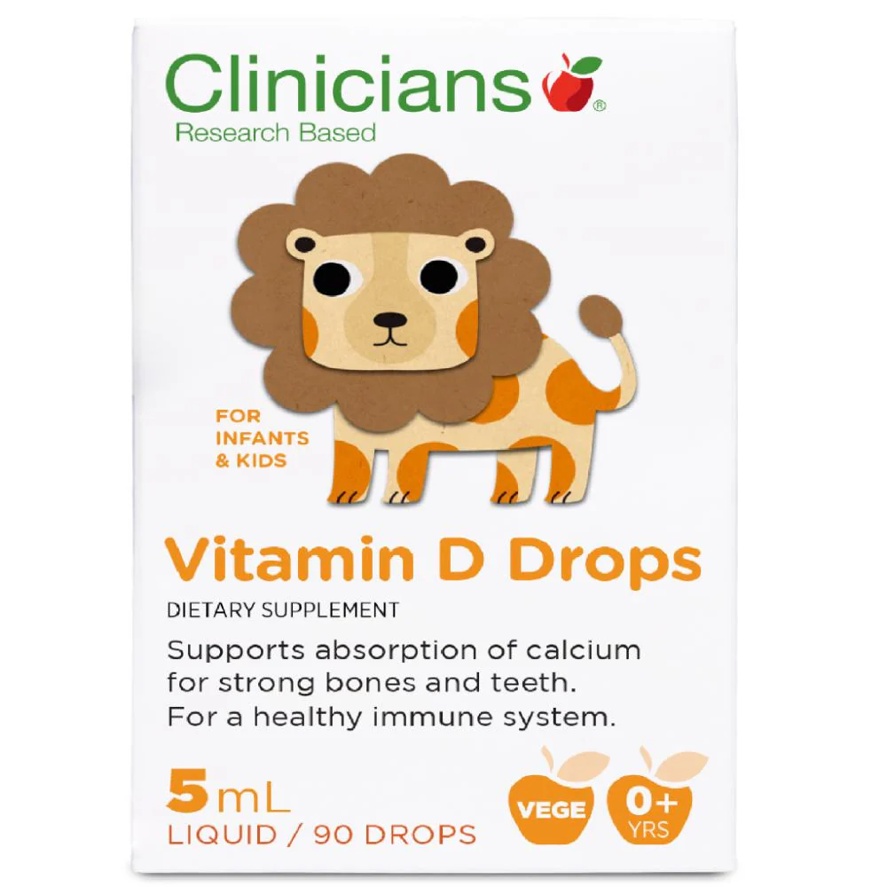 Clinicians Kids Vitamin D drops 5ml - Image 2