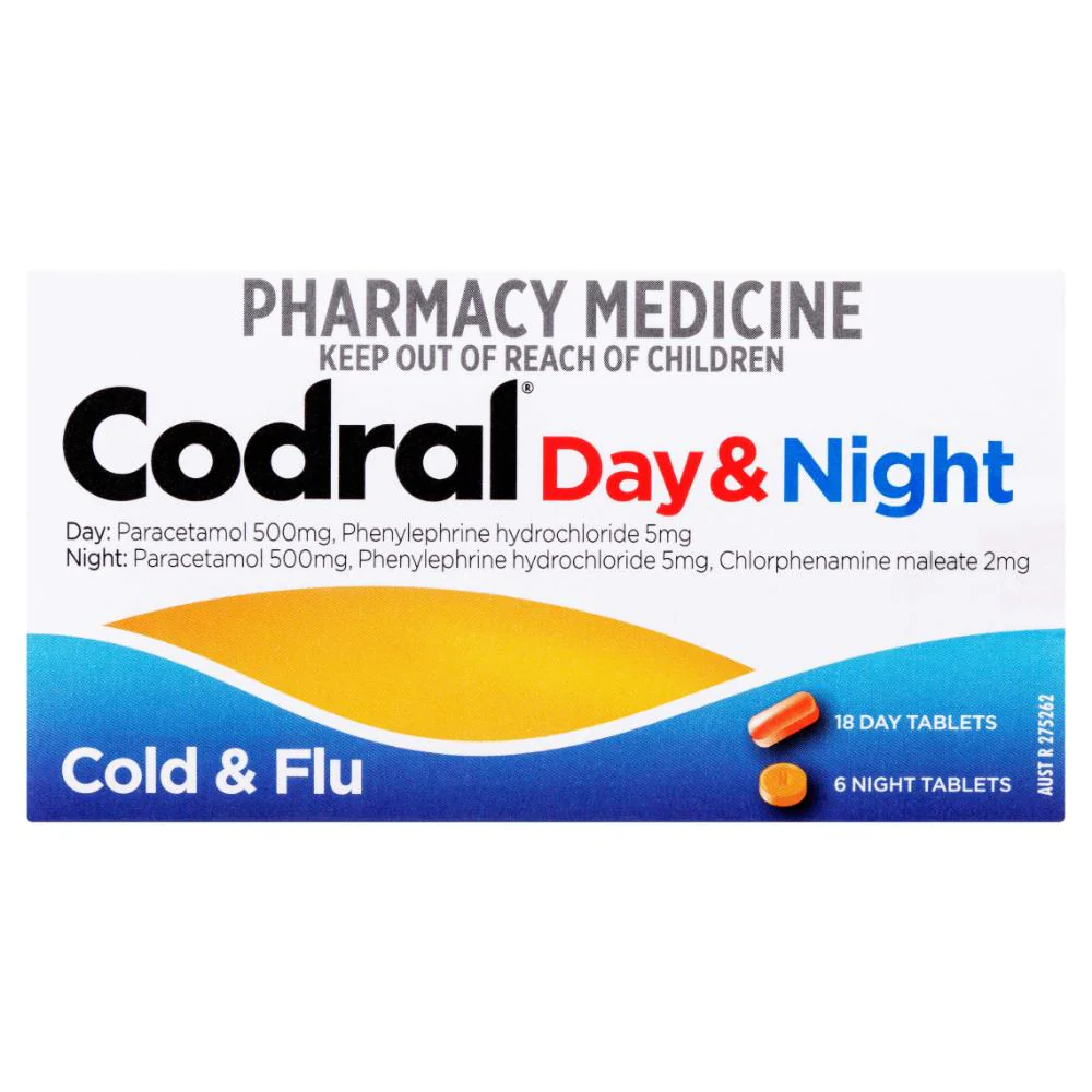 Codral Day & Night Cold & Flu Tablets 24s - Image 2