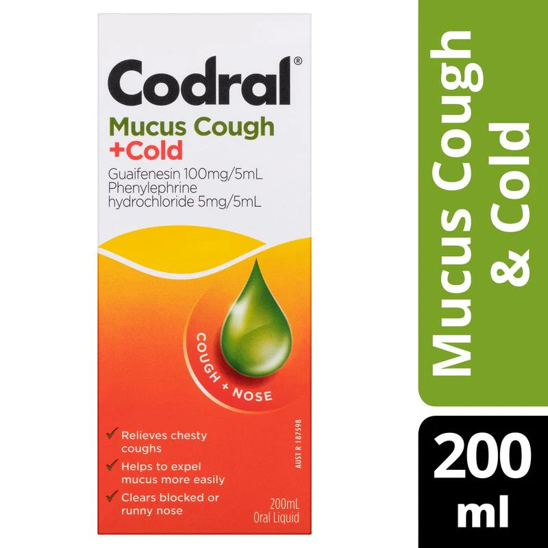 Codral Mucus Cough & Cold Liquid 200ml - Image 4