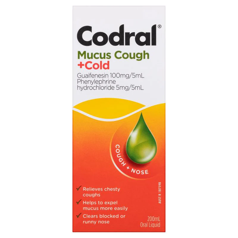 Codral Mucus Cough & Cold Liquid 200ml - Image 6