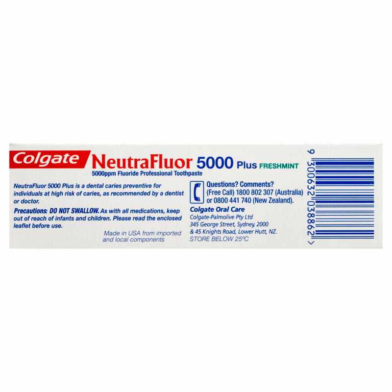 Colgate Neutrafluor5000+ Toothpaste 56g (Pharmacist Only Medicine) - Image 4