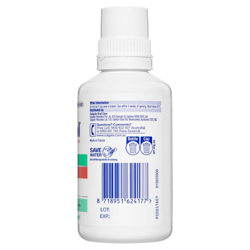 Colgate Savacol Antiseptic Mouth Throat Rinse Original Mint 300ml - Image 6