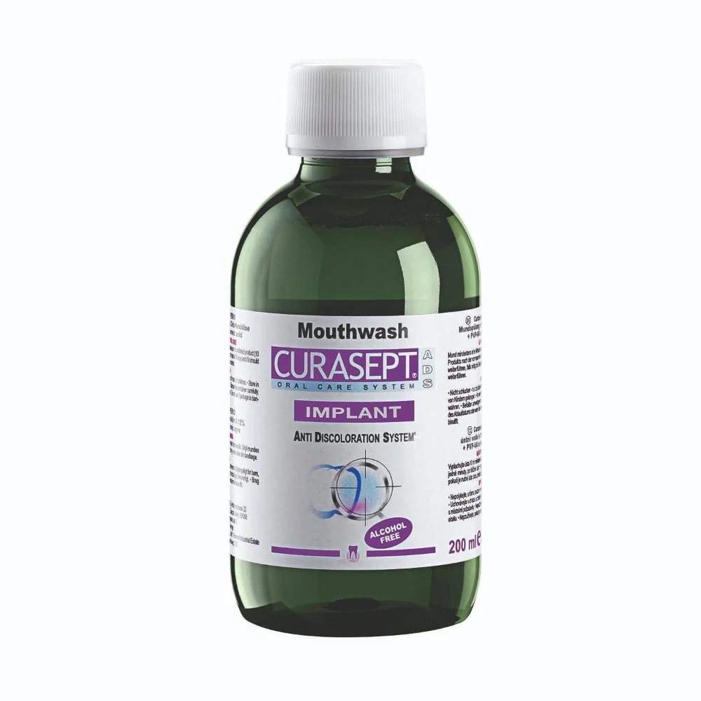 Curasept Implant & Post-Surgical Antibacterial Chlorhexidine 0.20% Mouthwash 200ml