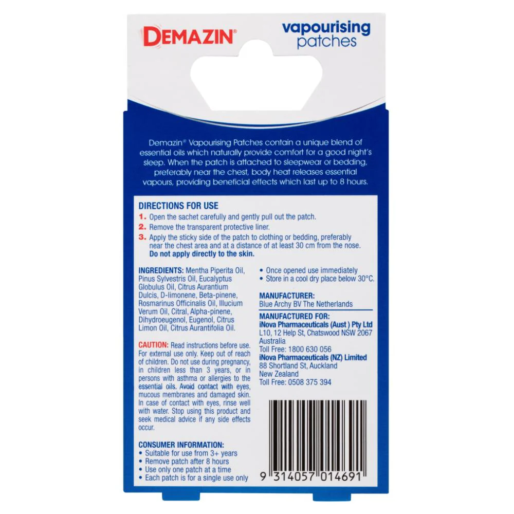 Demazin Vaporising Patches 6s - Image 4