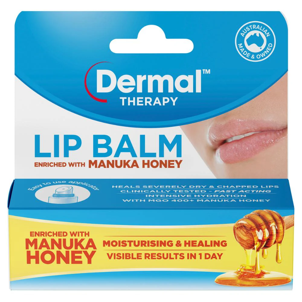 Dermal Therapy Lip Balm Manuka Honey 10g - Image 4
