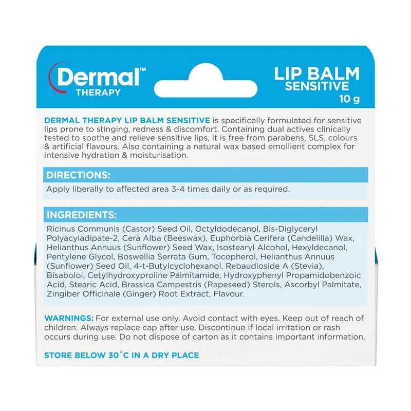 Dermal Therapy Lip Balm Sensitive 10g - Image 4