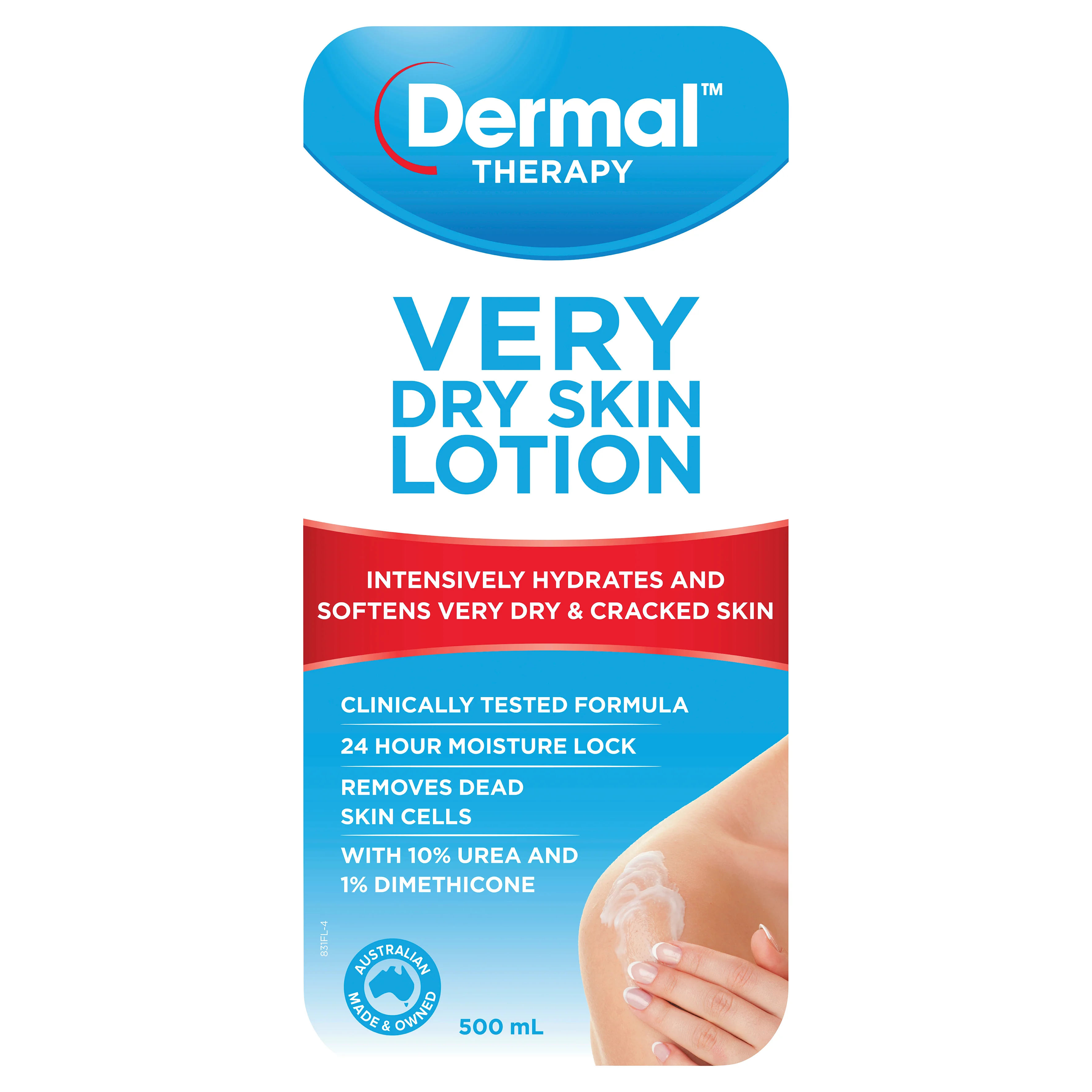 Dermal Therapy Very Dry Skin Lotion 500ml - Image 3