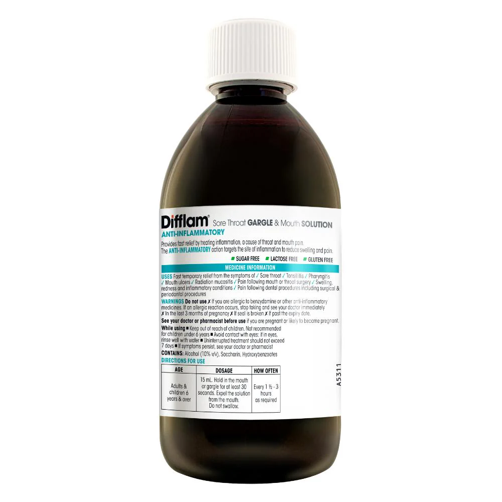 Difflam Difflam Solution Anti-Inflam 500ml - Image 3