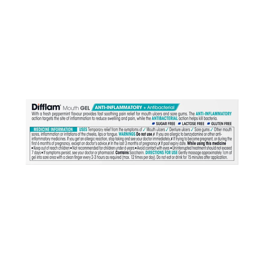 Difflam Mouth Gel 10g - Image 6