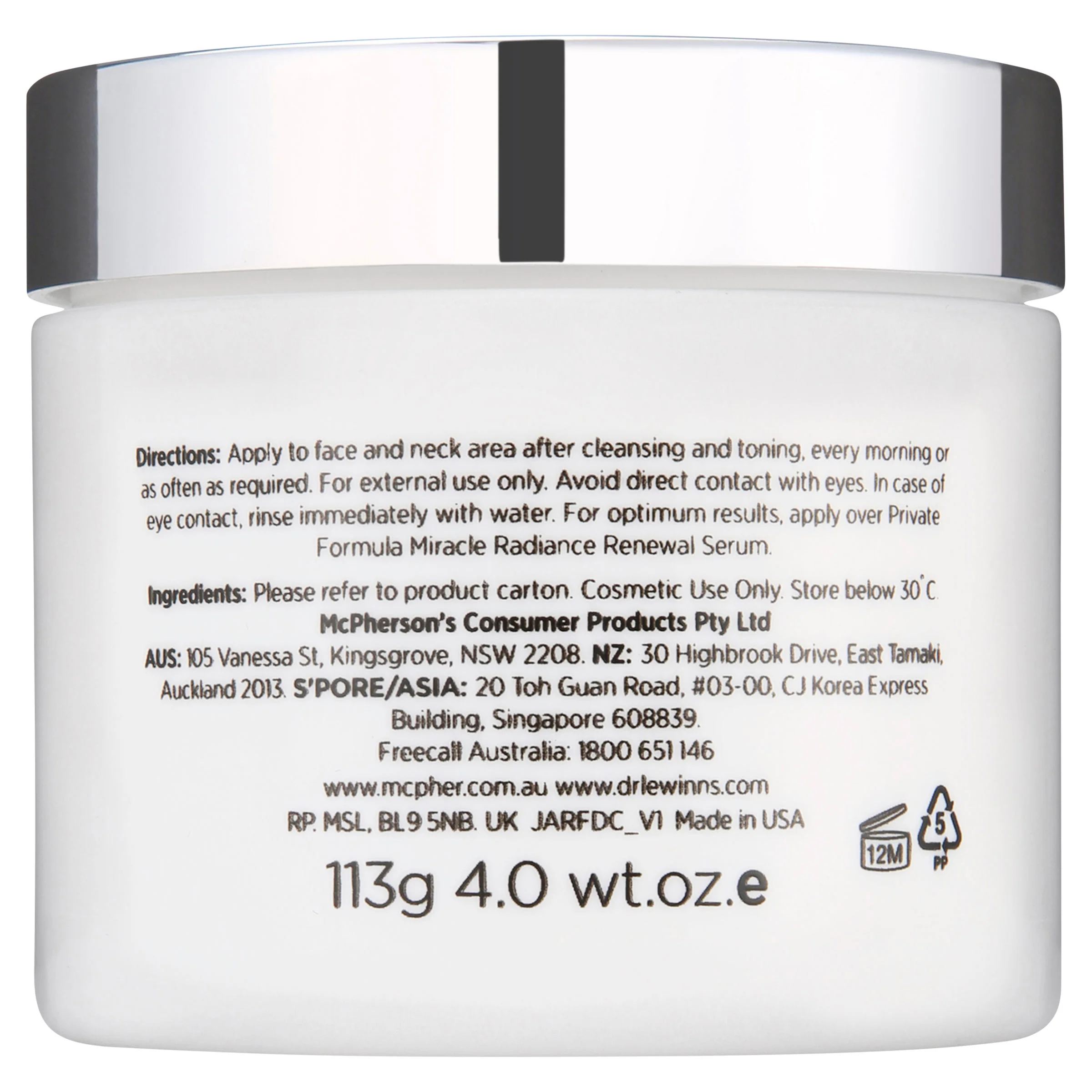 Dr LeWinn's Hydrate + Nourish Day Cream Moisturiser 113g - Image 8
