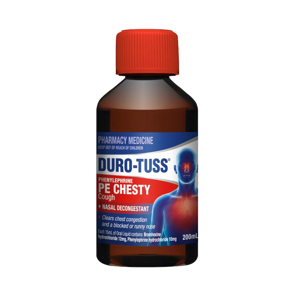 Duro-Tuss PE Chesty Cough Liquid 200ml - Image 2