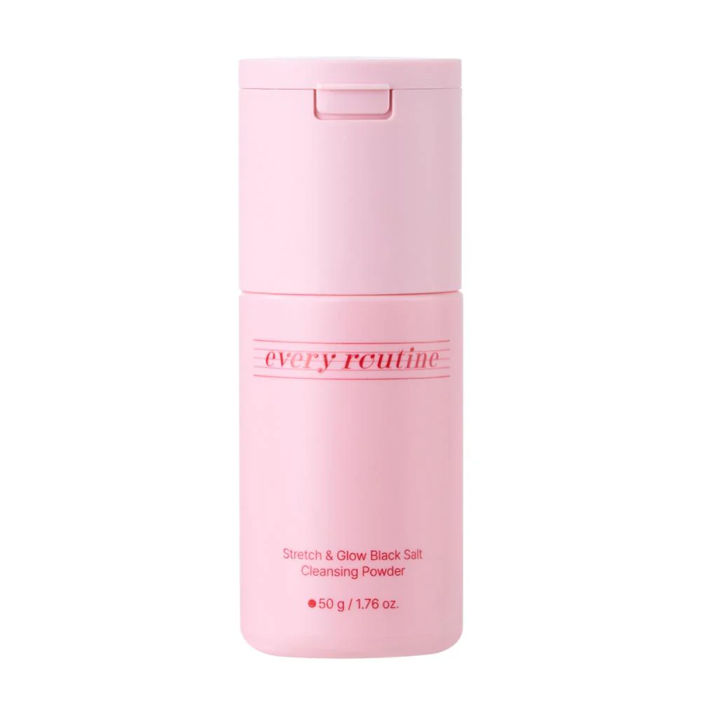 Every Routine Stretch and Glow Black Salt Cleansing Powder 50g