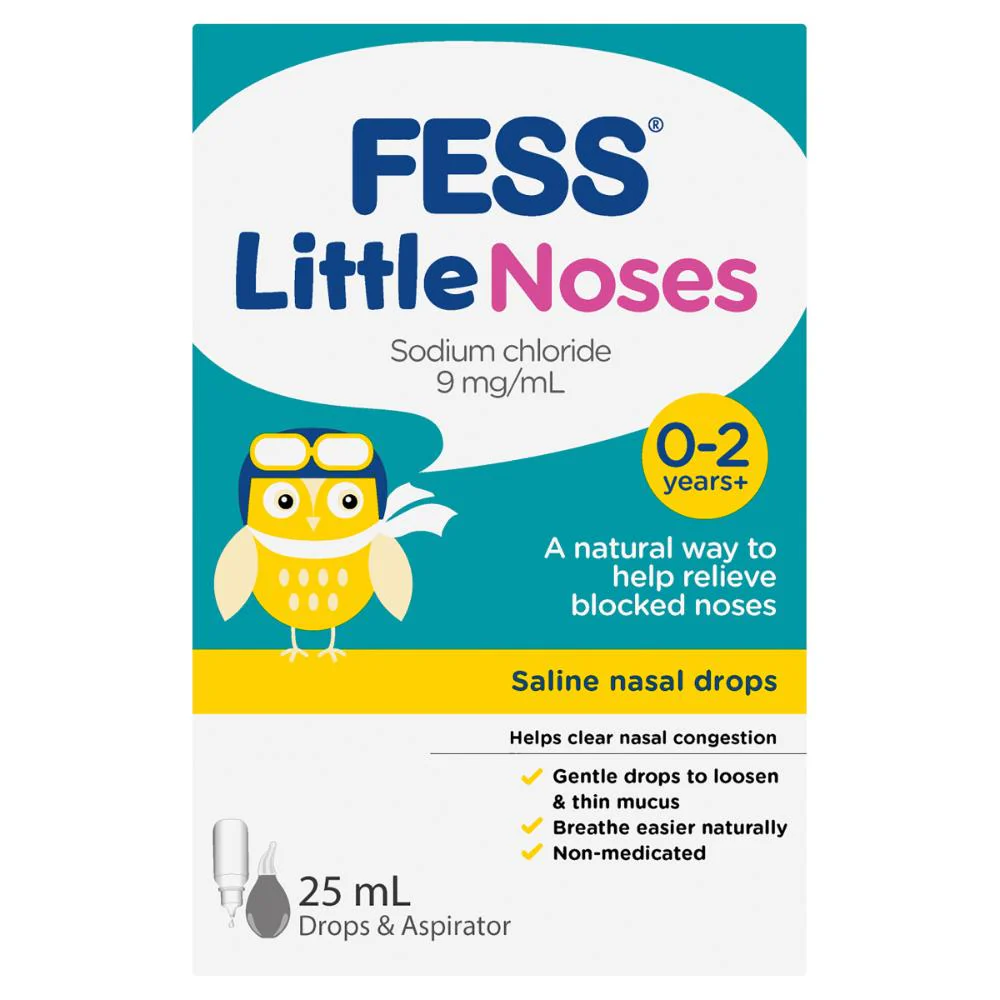 Fess Little Noses Drops & Aspirator 25ml - Image 2